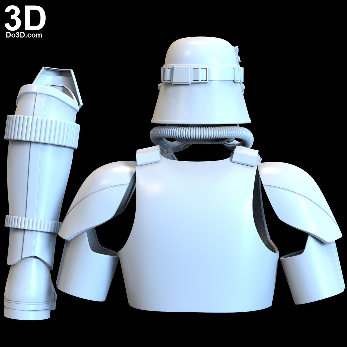 MudTrooper Swamp Mud Trooper Helmet + Armor | 3D Printable Model #4921