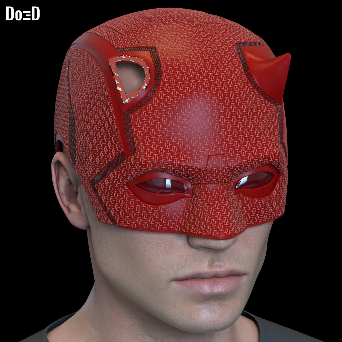 Battle Damaged Daredevil Born Again Helmet| 3D Printable Model #BD2