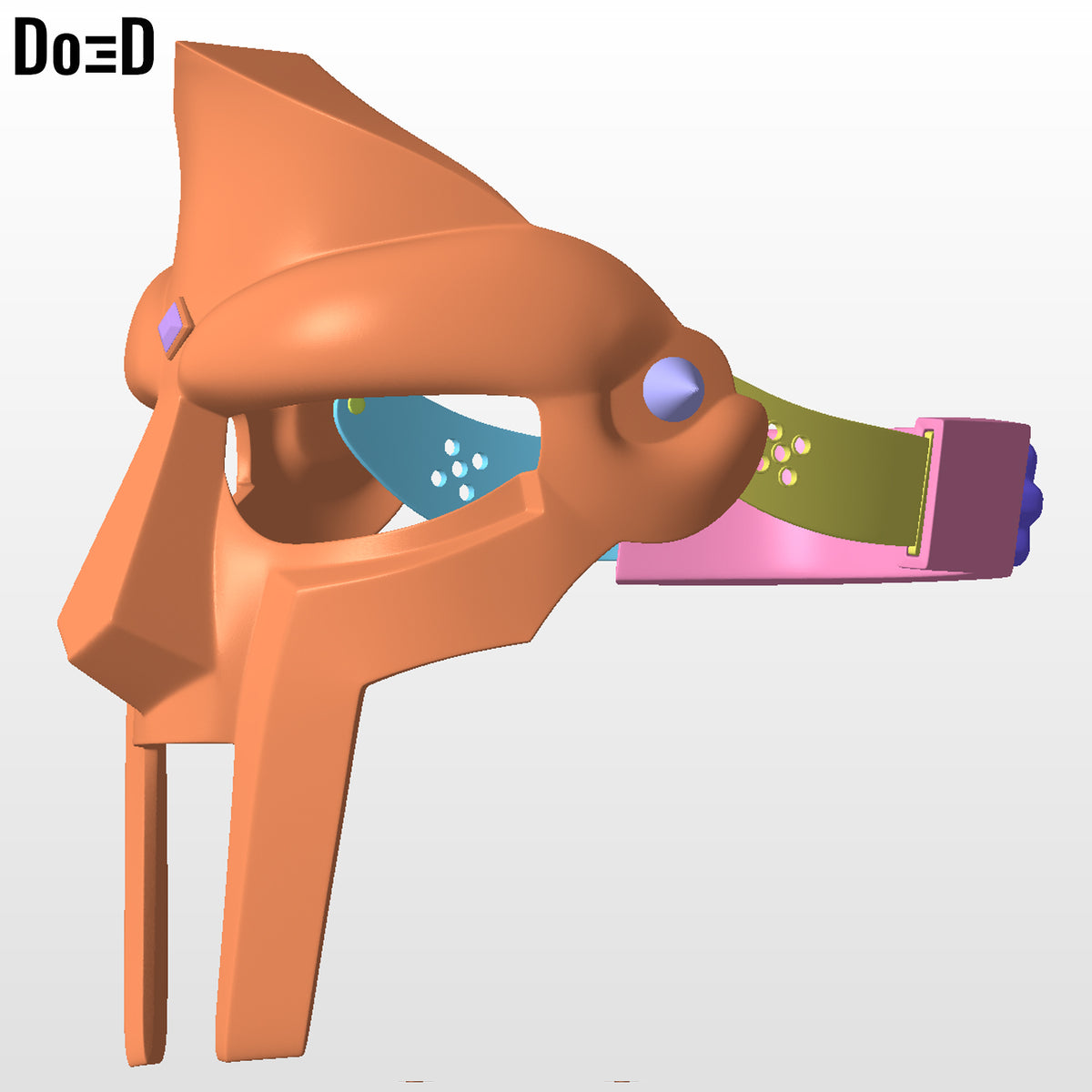 MF Doom Helmet DR. Doctor Doom Mask | 3D Printable Model Print File STL #MF92