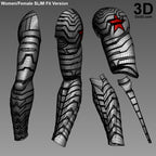 3D Printable Winter Soldier Arm Female Bucky, 3D Printable Model Project #814