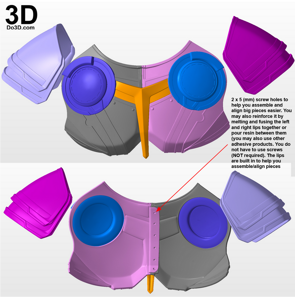 Thor Love and Thunder full body armors 3D Printable Model STL File #TH22