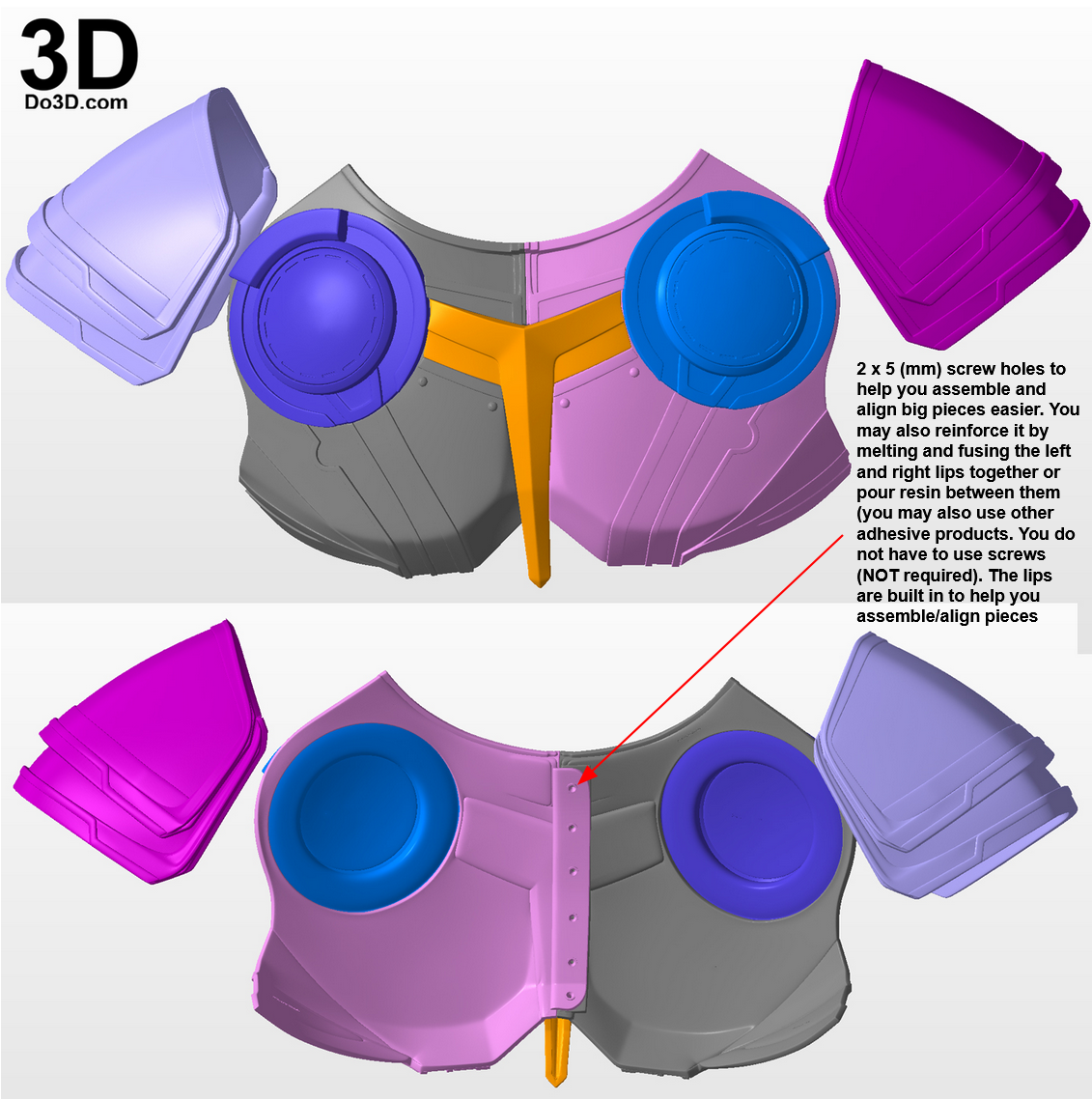 Thor Love and Thunder full body armors 3D Printable Model STL File #TH22