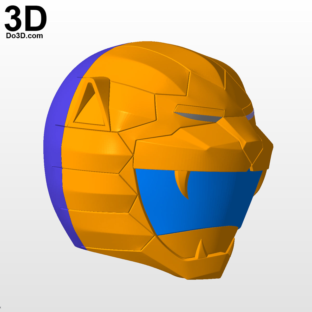 Choujuu Sentai Liveman Bioman Yellow Lion Helmet | 3D Model Project #5691