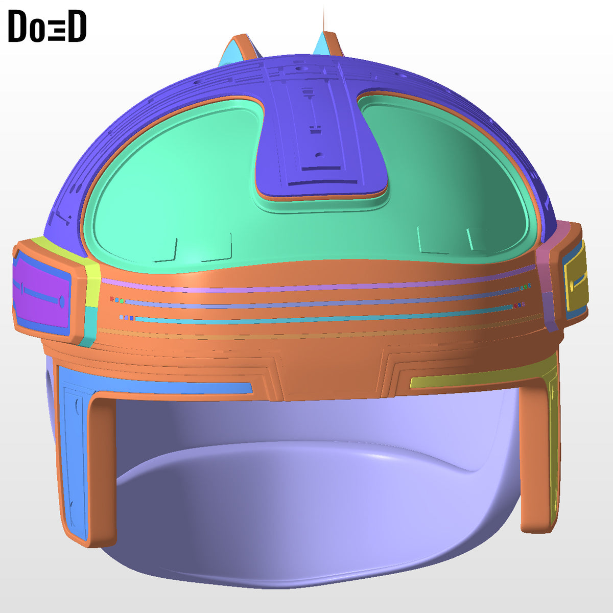 Tron 1982 Helmet OG Classic Kevin Flynn | 3D Printable Model #OGT13