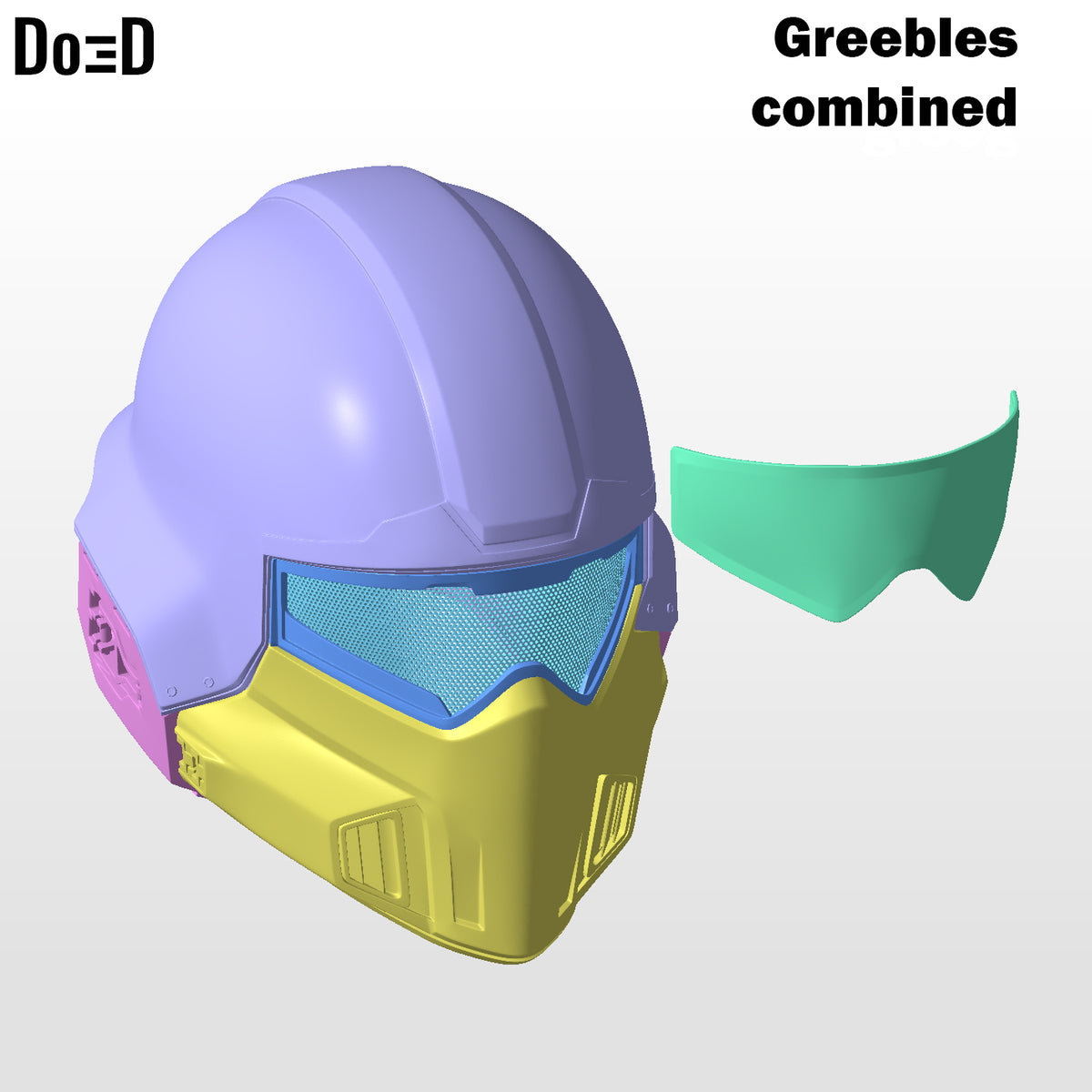 Helldivers Helmet 1 B-01 | 3D Printable Model #H001