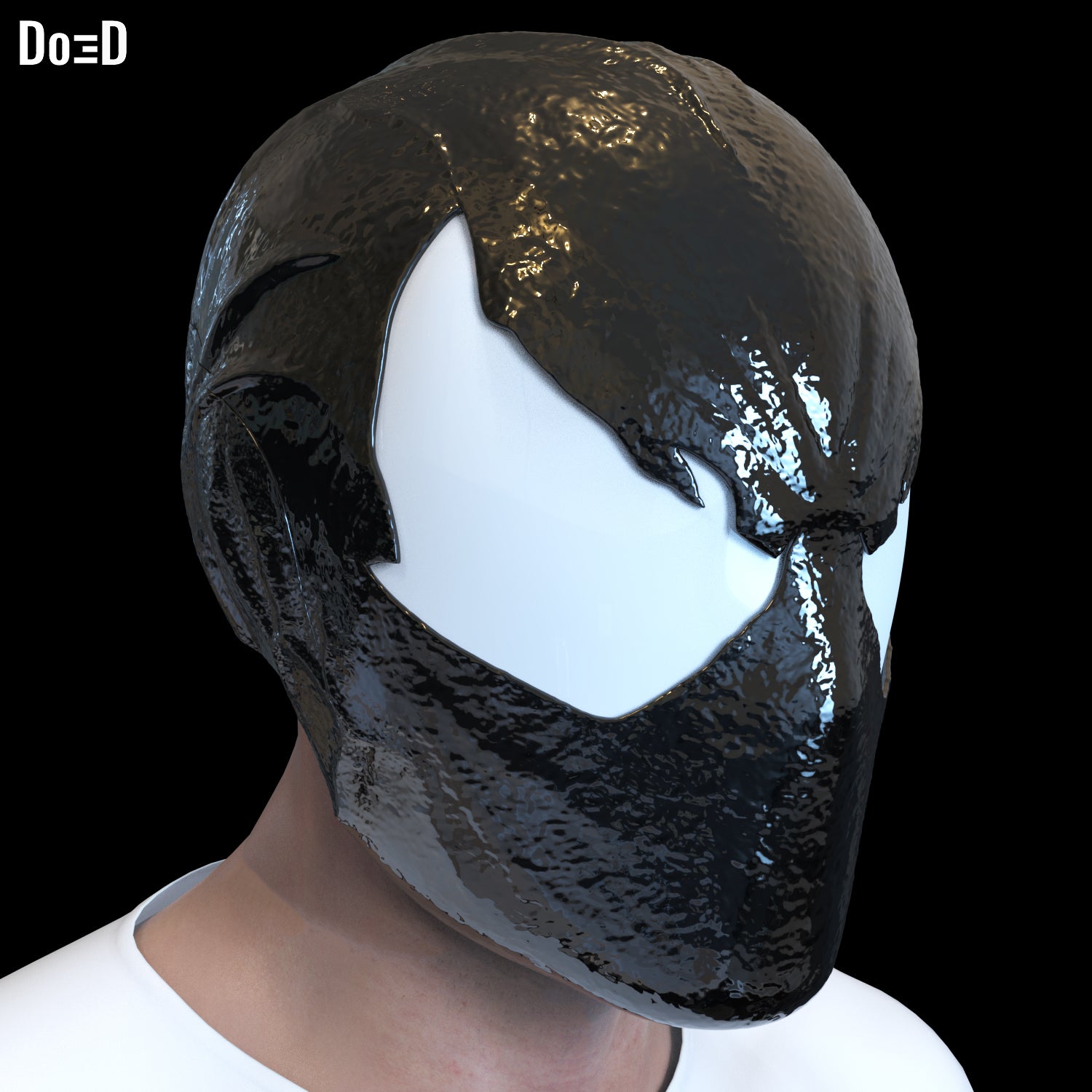 Symbiote Spider-man Helmet STL Files | Do3D Plus