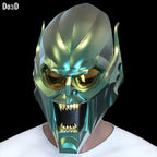 Green Goblin OG Helmet (Swappable Face) | 3D Printable Model STL File #GGS5
