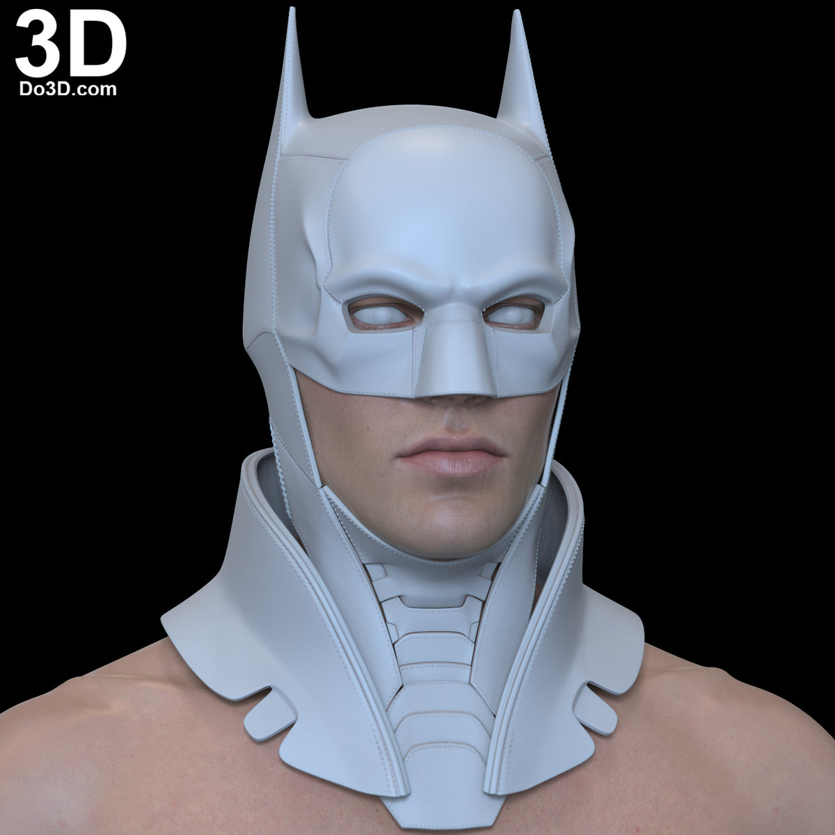 The Batman Full Set Cowl, Armors, Holster, Utility Belt 3D Printable Model #TB69