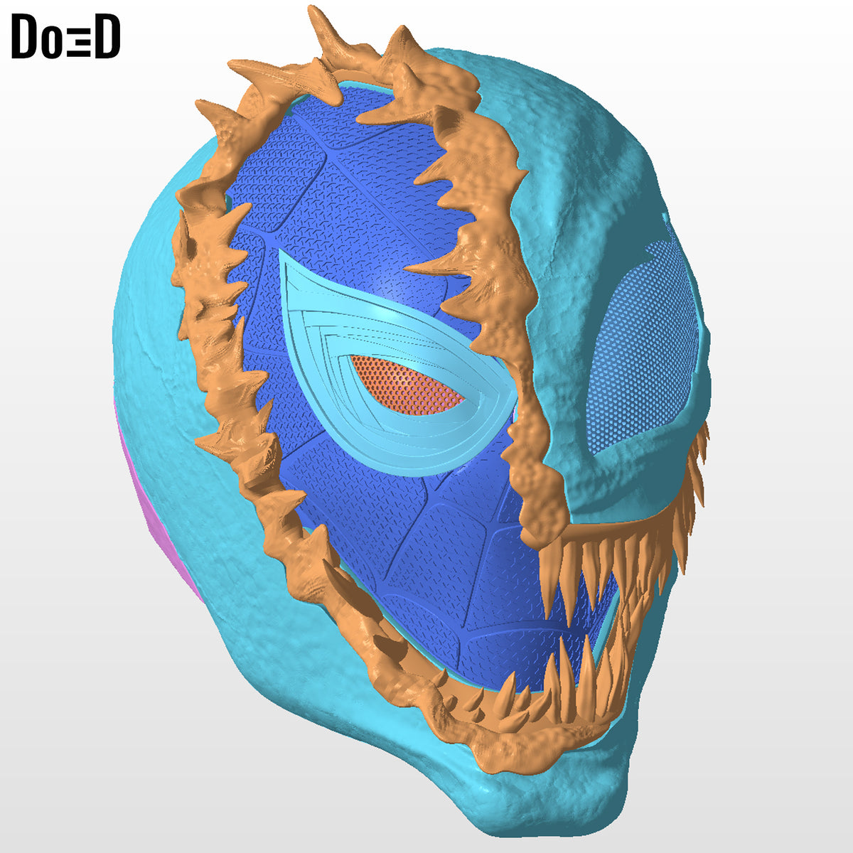 Swappable Venom Helmet Venomized Spider-Man | 3D Printable Model #VSM1