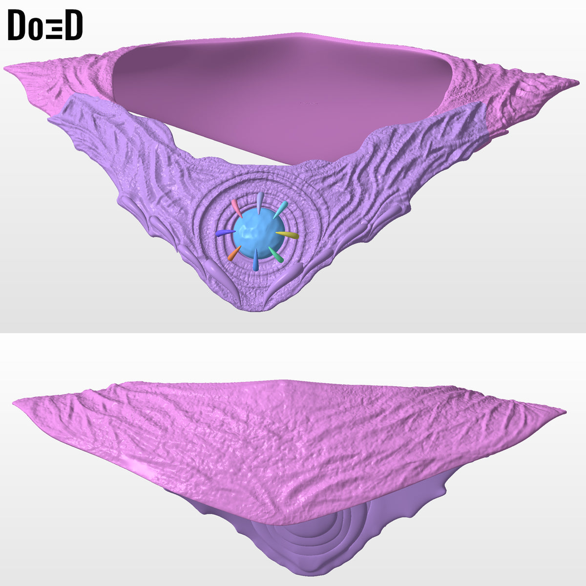 Skeletor Helmet + Collar Masters of the Universe Mask 3D Printable Model #MU773