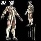 Genji Overwatch Full Body Armor Swords, Helmet, Suit | 3D Model Project #1511