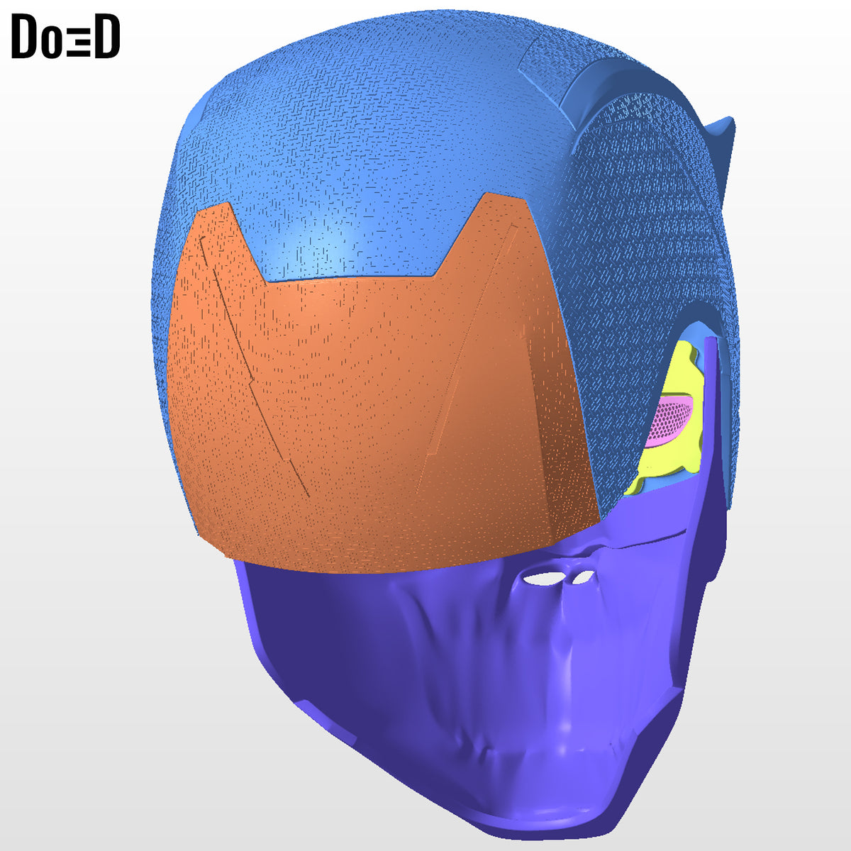 DeathDevil Daredevil Black Helmet Skull | 3D Printable Model Print File STL #DD3
