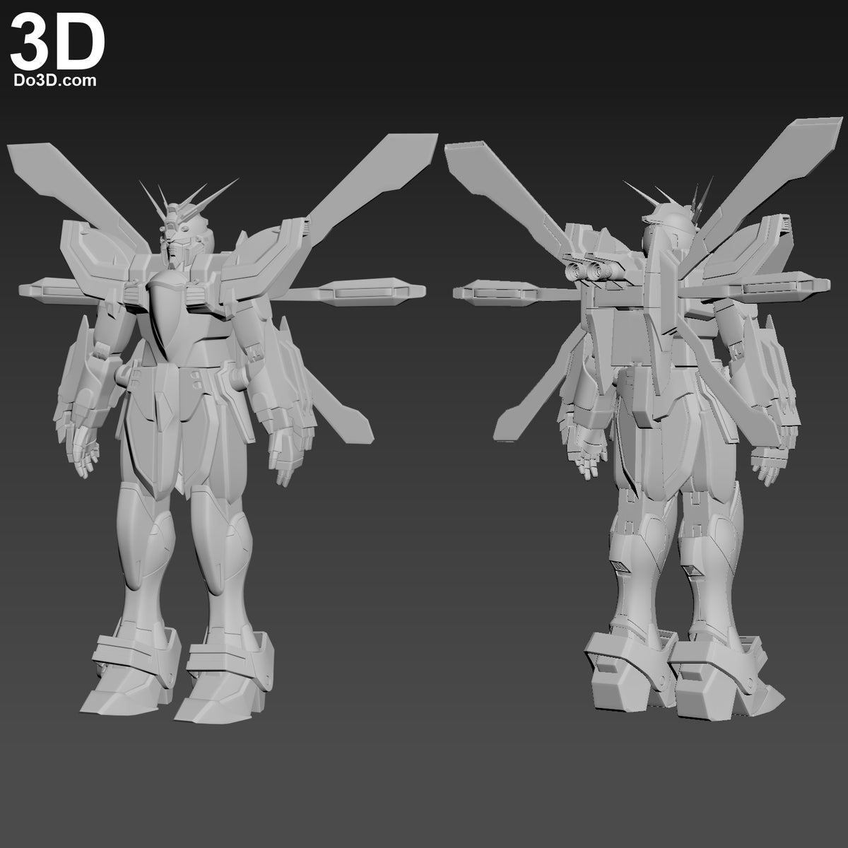 HGUC #110 HGFC GF13-017NJII Burning / God Gundam | 3D Model Project #5589