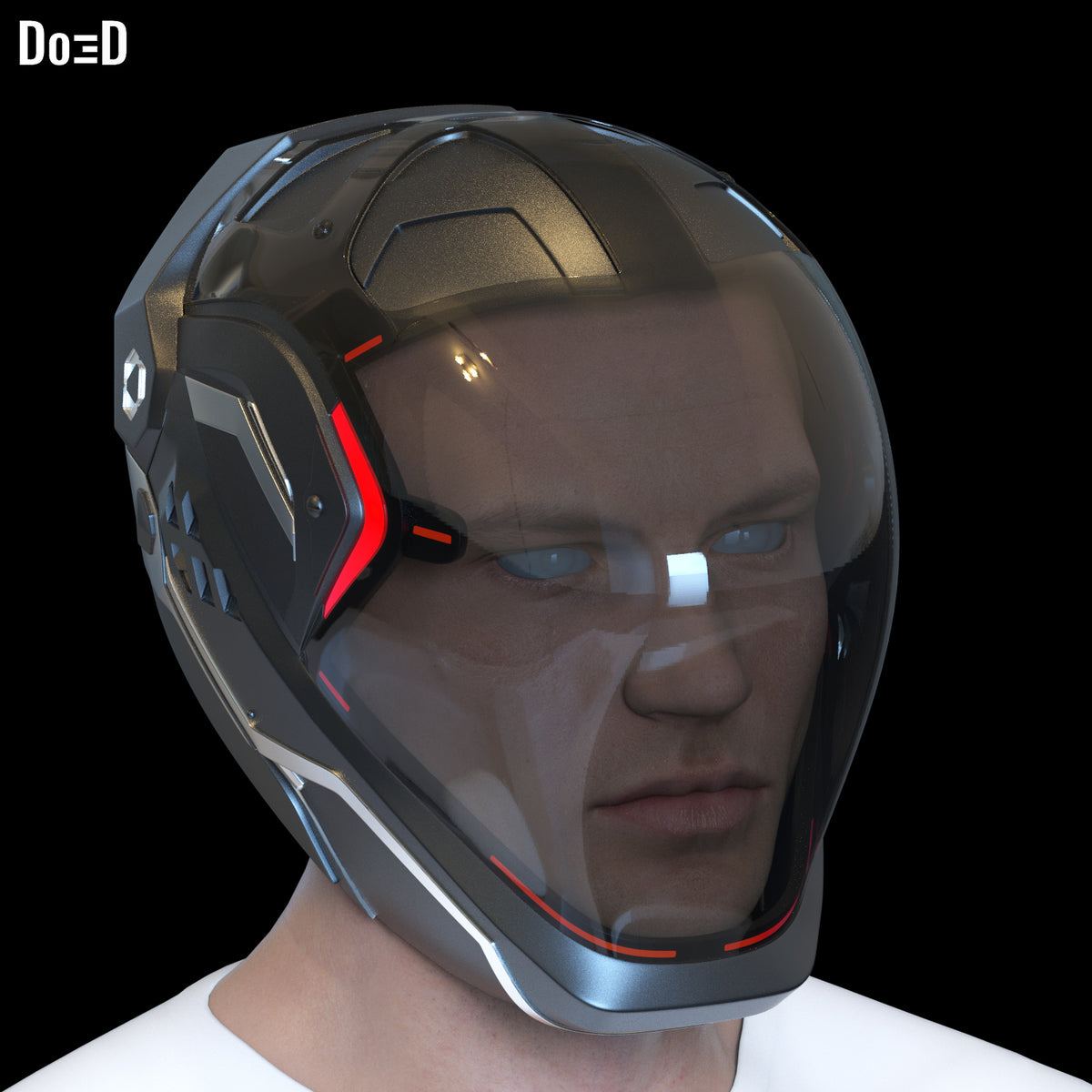 Light Cycle Helmet Tron Ares | 3D Printable Model #LT12