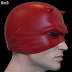 Daredevil 2003 Cowl Ben Affleck Hemet | 3D Printable Model Print File STL #DD03