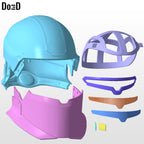 Helldivers Battle Master Helmet | 3D Printable Model #HB11