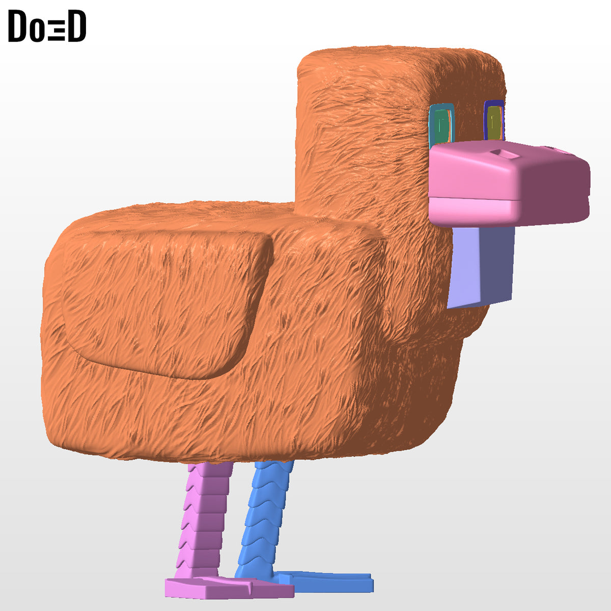 Chicken Minecraft Movie | 3D Printable Model STL File #CM91