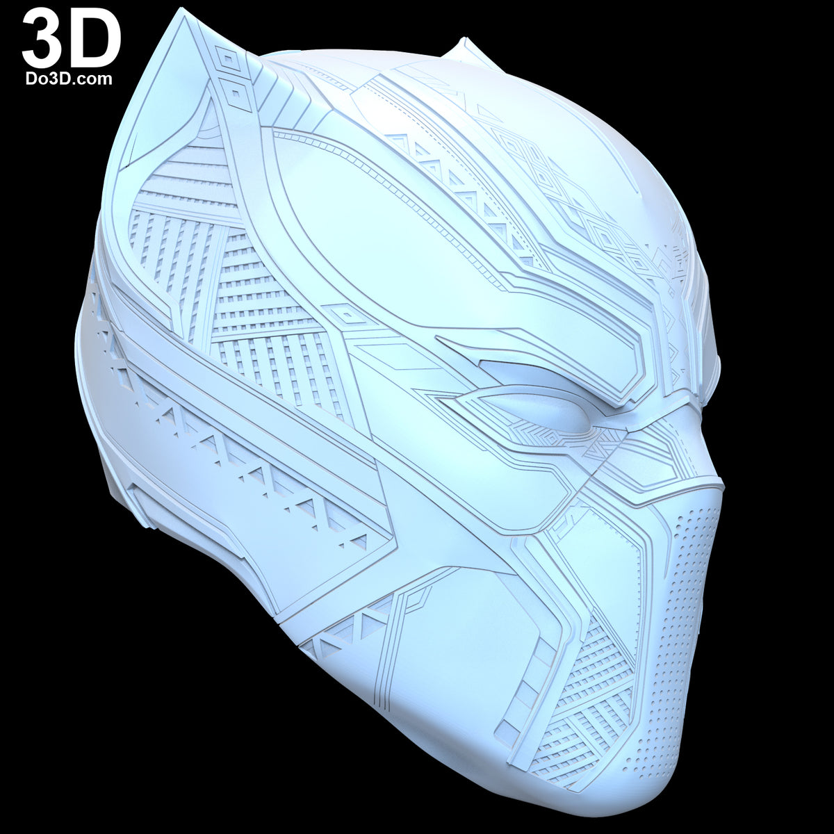 Black Panther Civil War Classic Premium Helmet | 3D Model Project #5284