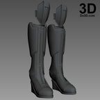 Black Widow Full Body Set from Captain America Civil War | 3D Model Project #696