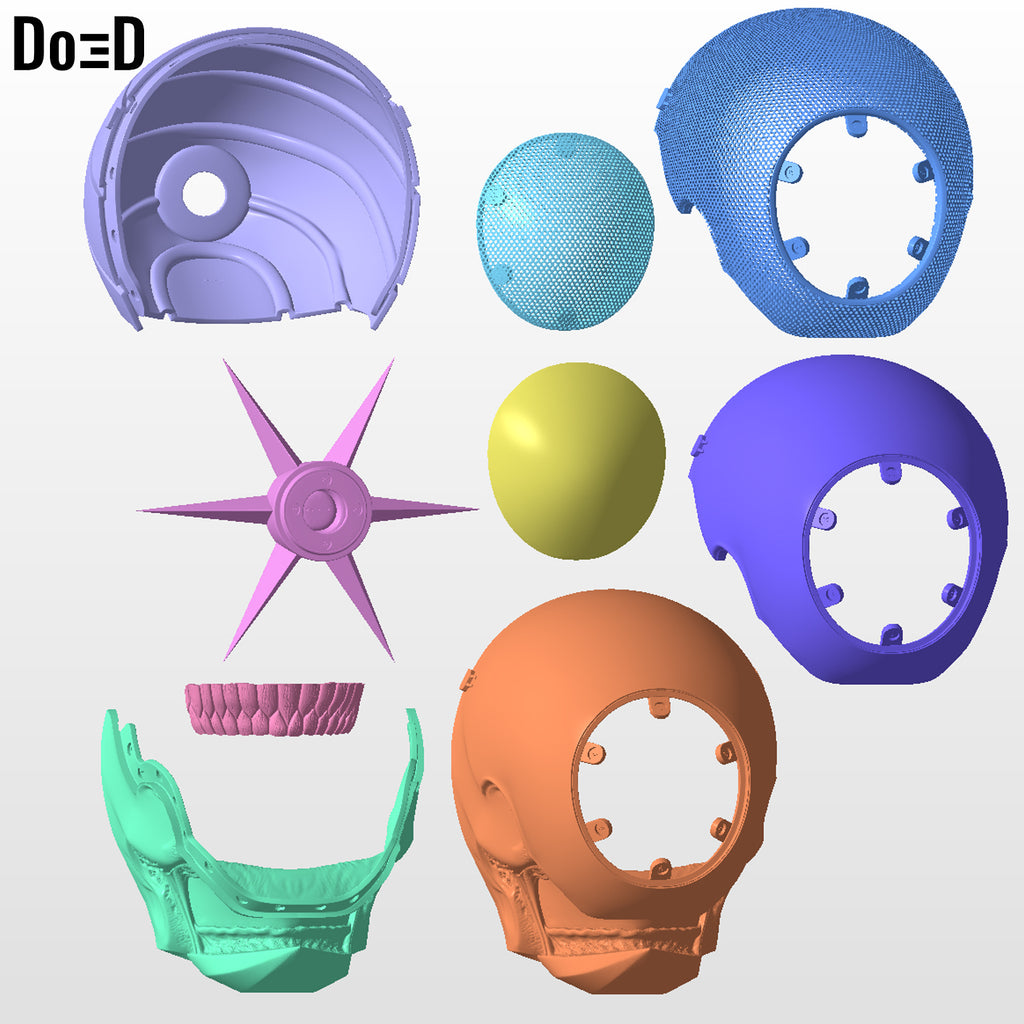 Bomb Devil Helmet Reze Female Girl Chainsaw Man 3D Printable Model STL File #BD3