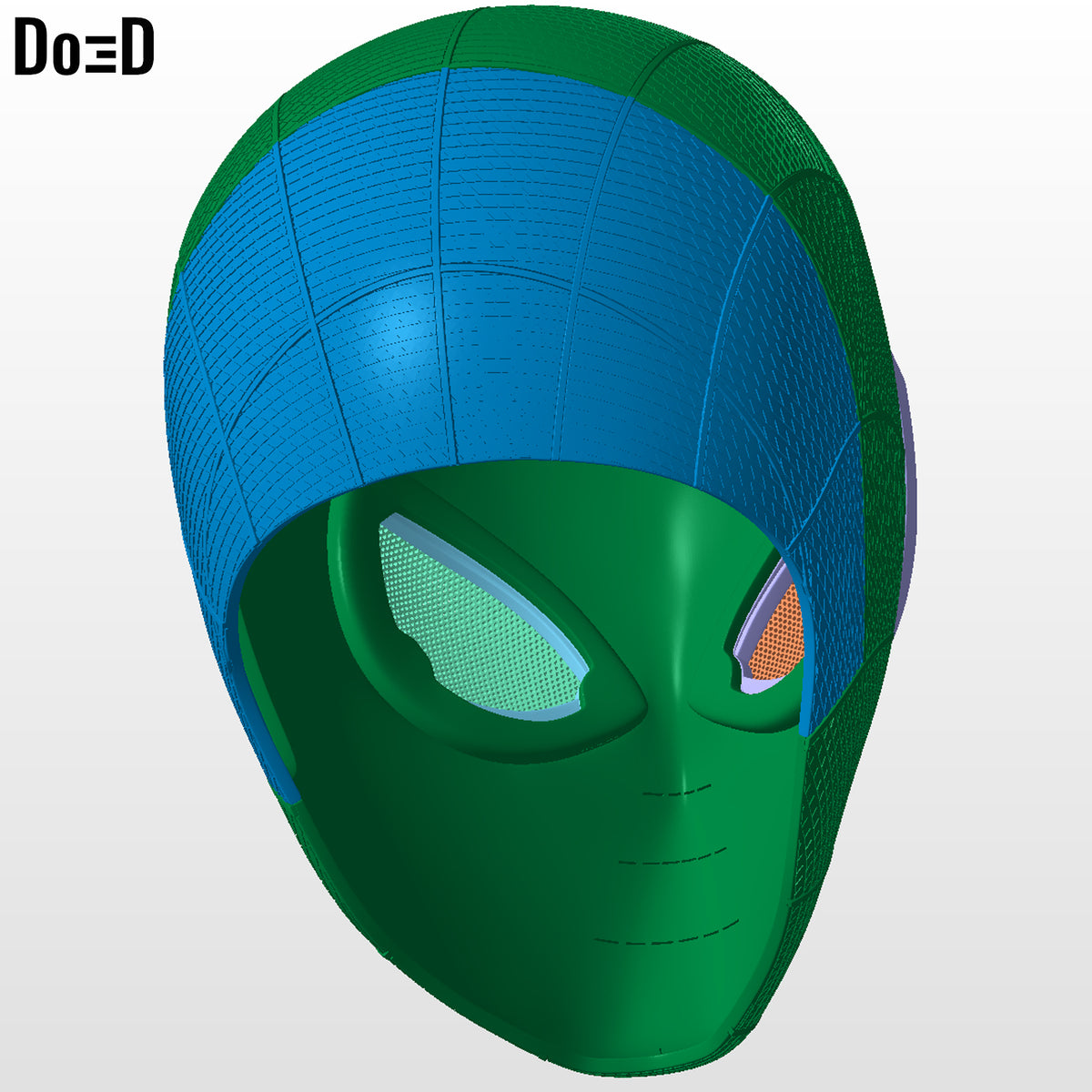 Miles Morales Insomniac Spider-Man 2 PS5 Helmet | 3D Printable Model #MM55