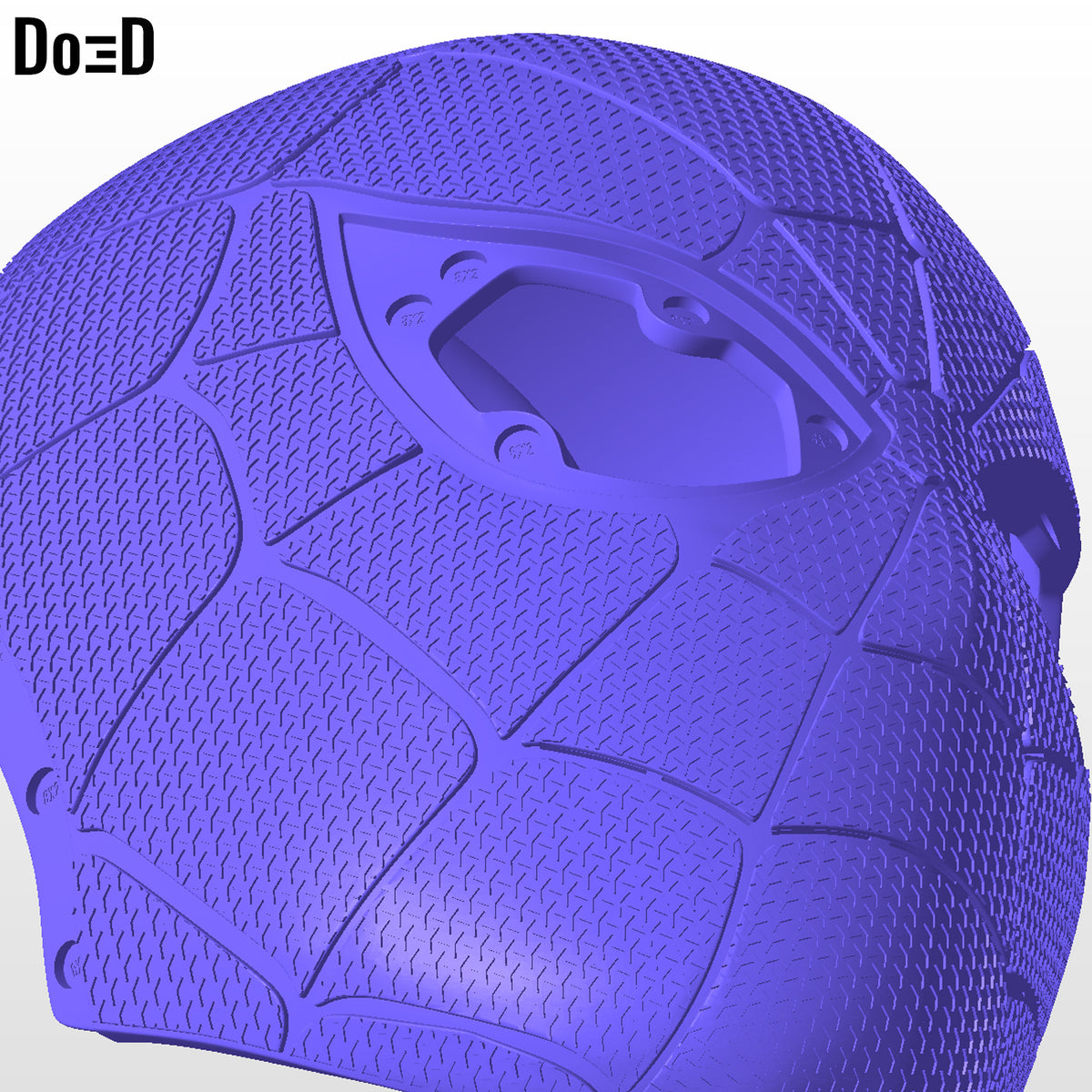 Iron Spider Endgame Spider-man Face Shell Helmet 3D Printable Model STL #4544