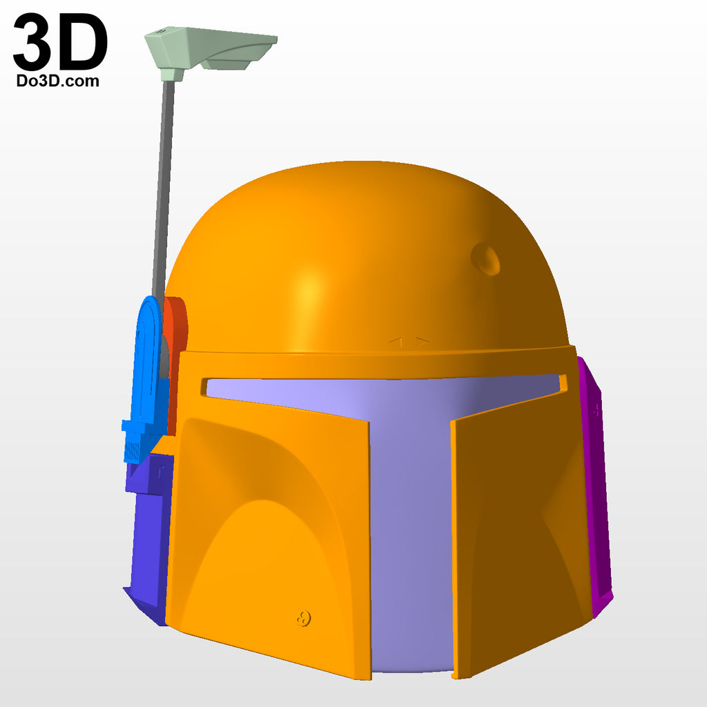 Boba Fett Star Wars Helmet (From Mandalorian) | 3D Printable Model STL File #BF1