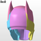 Cold Cold Heart Arkham Origins Batman XE  Helmet | 3D Printable Model #CC29