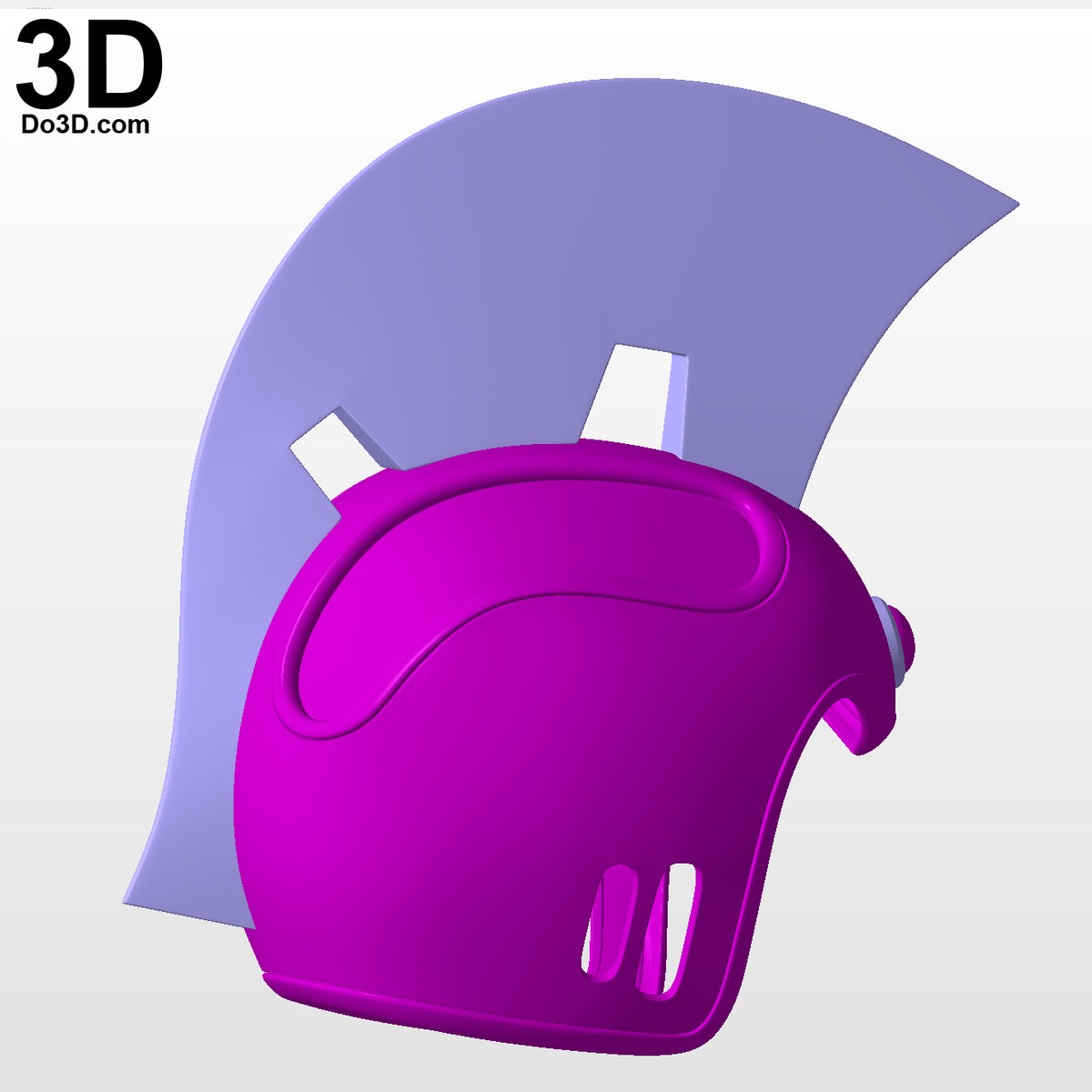 Chi-Chi Dragon Ball Helmet | 3D Model Project #5294