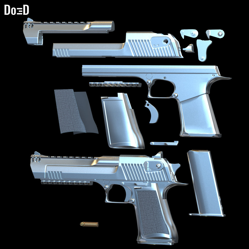 Deadpool Gun Weapon Desert Eagle Pistol Weapon Prop | 3D Printable Model #DG33