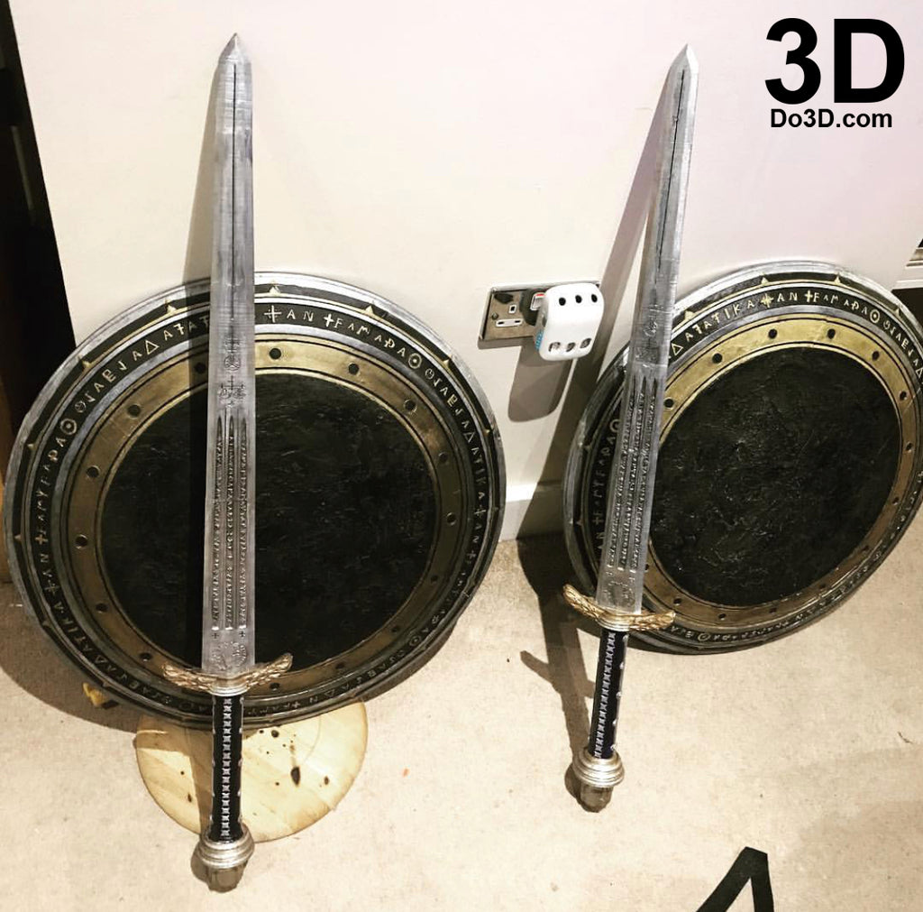 Wonder Woman Sword of Athena & Shield BVS | 3D Printable Model #526