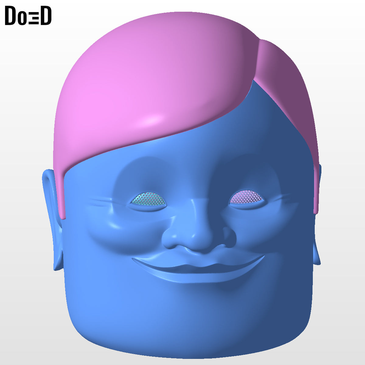 Serpoian Helmet Dandadan Alien | 3D Printable Model STL File #SA24