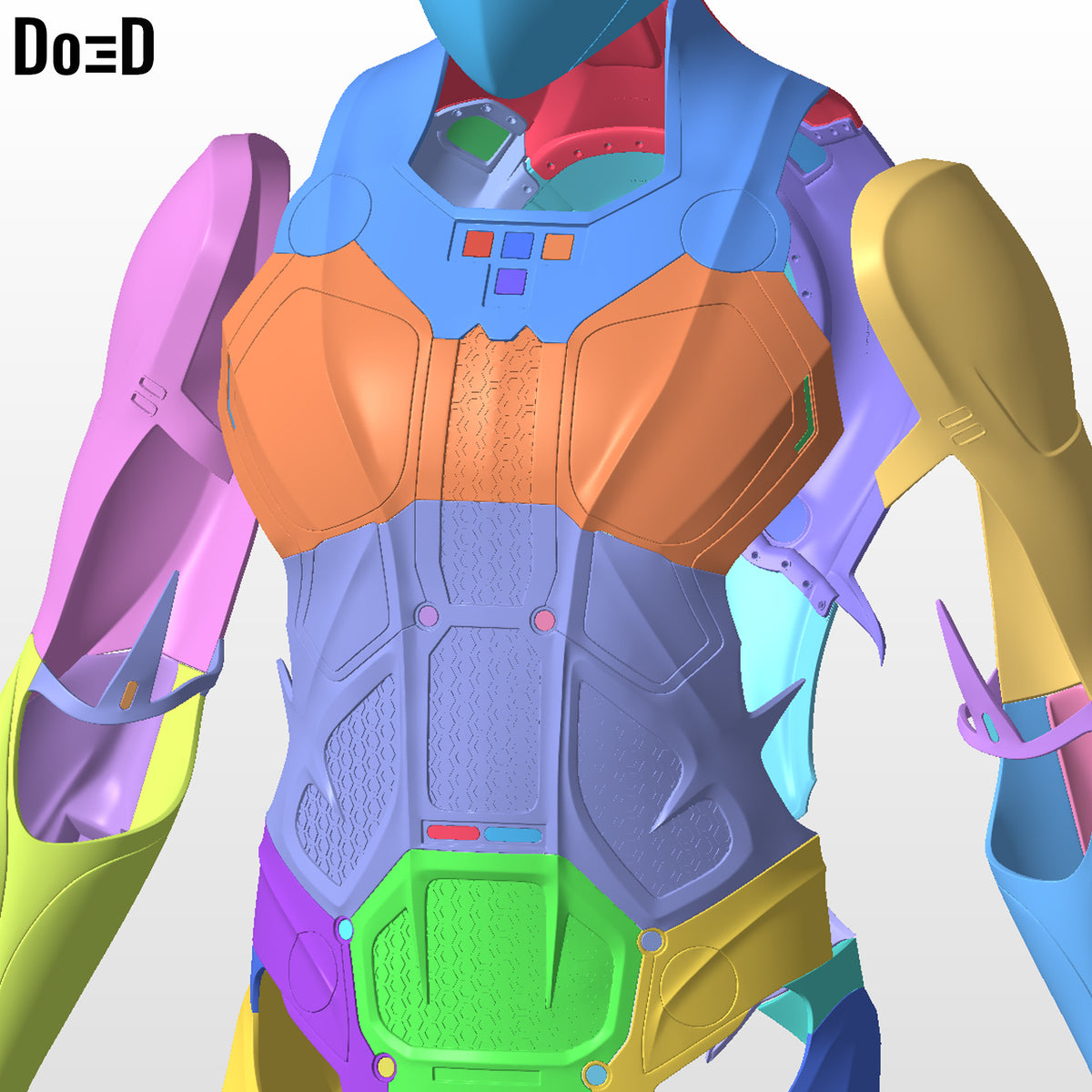 Rinzler Suit Tron Legacy Armor | 3D Printable Model STL Print #A599