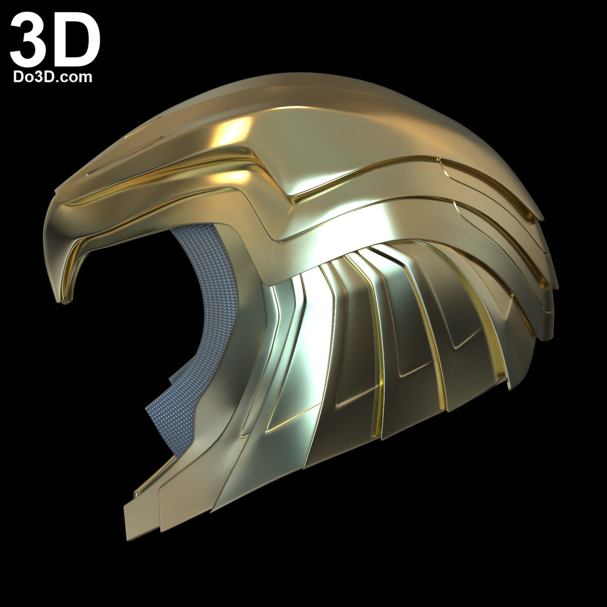 Wonder Woman Golden Eagle Helmet 1984 Diana's | 3D Model Project #6648