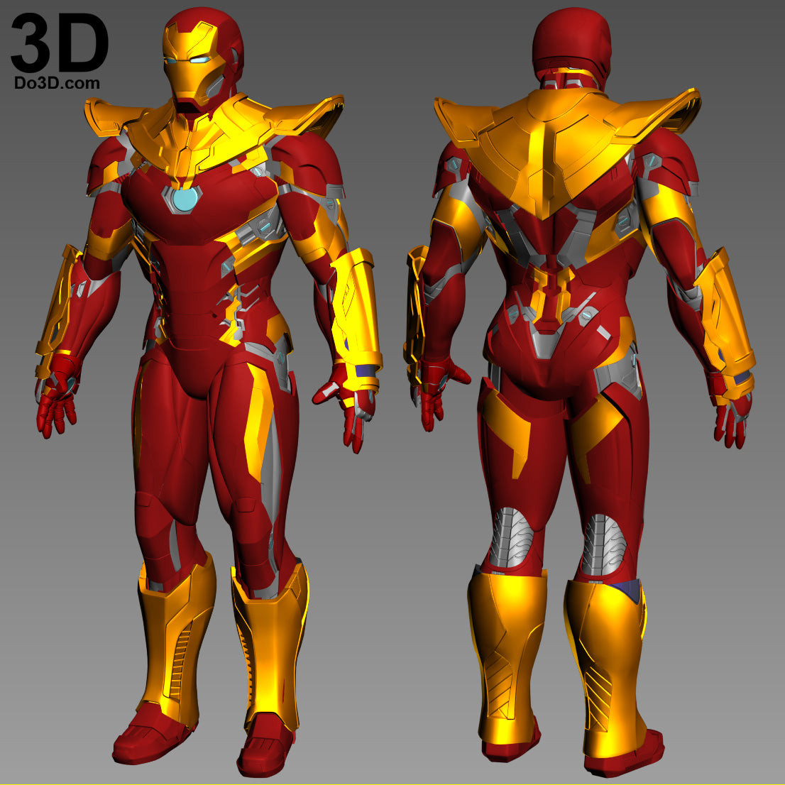 Iron Man Mark XLVI Armor Variant MK 46 | 3D Model Project #1882