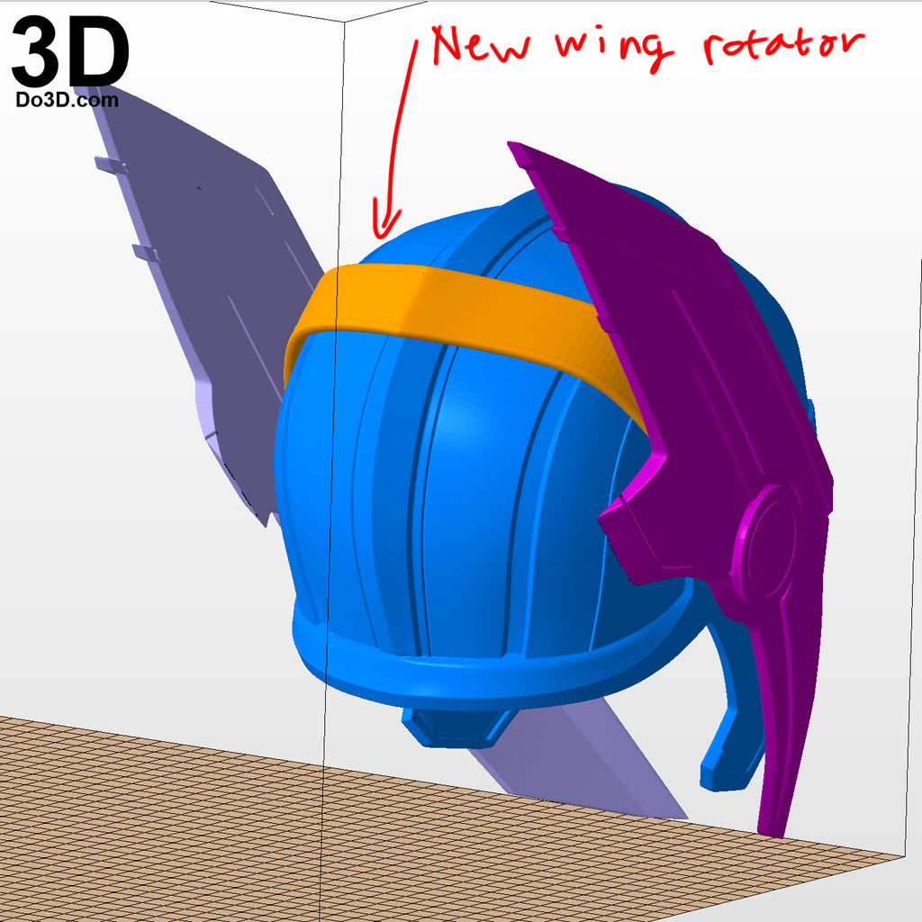 Thor Ragnarok Helmet | 3D Model Project #2354