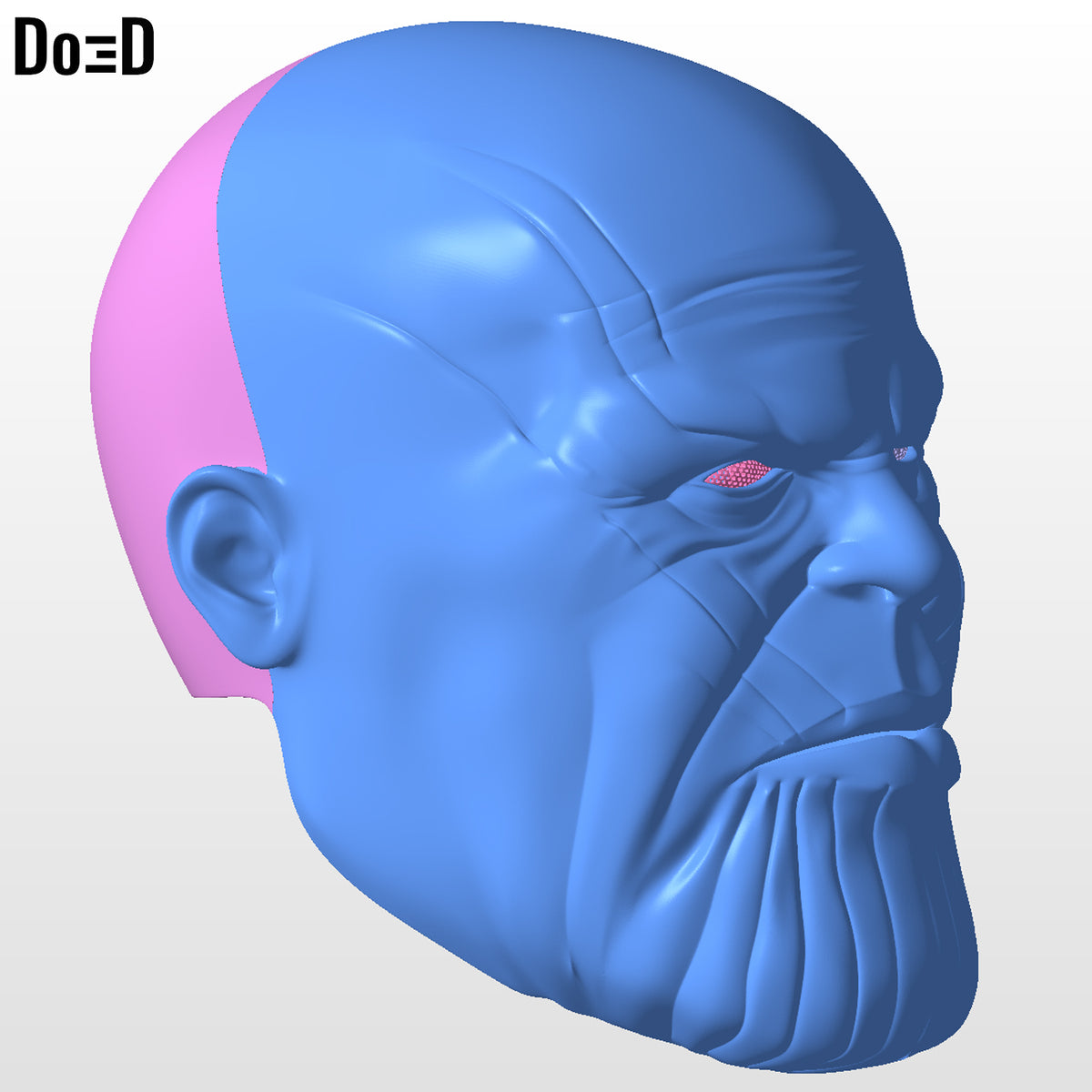 Thanos Head Helmet | 3D Printable Model STL File #T7446