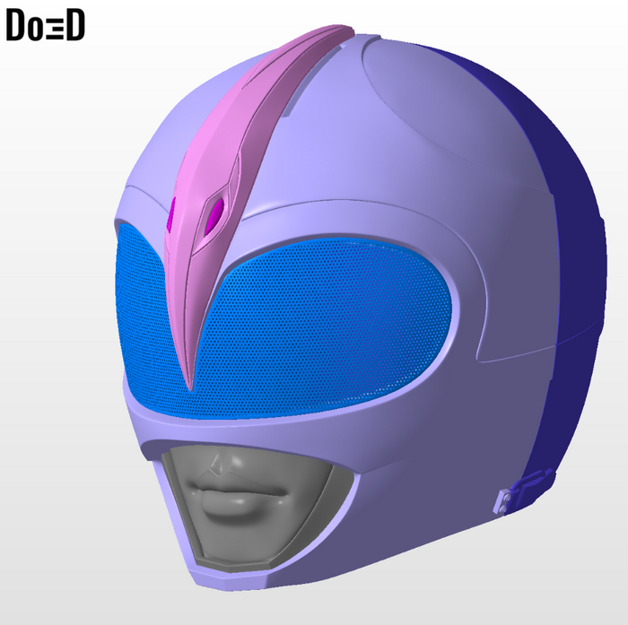 Pink Ranger Helmet Mighty Morphin Power Rangers MMPR | 3D Printable Model #1222