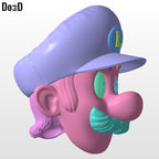 Bundle: Super Mario Movie Helmets Luigi Mario | 3D Printable Model #BSMM02