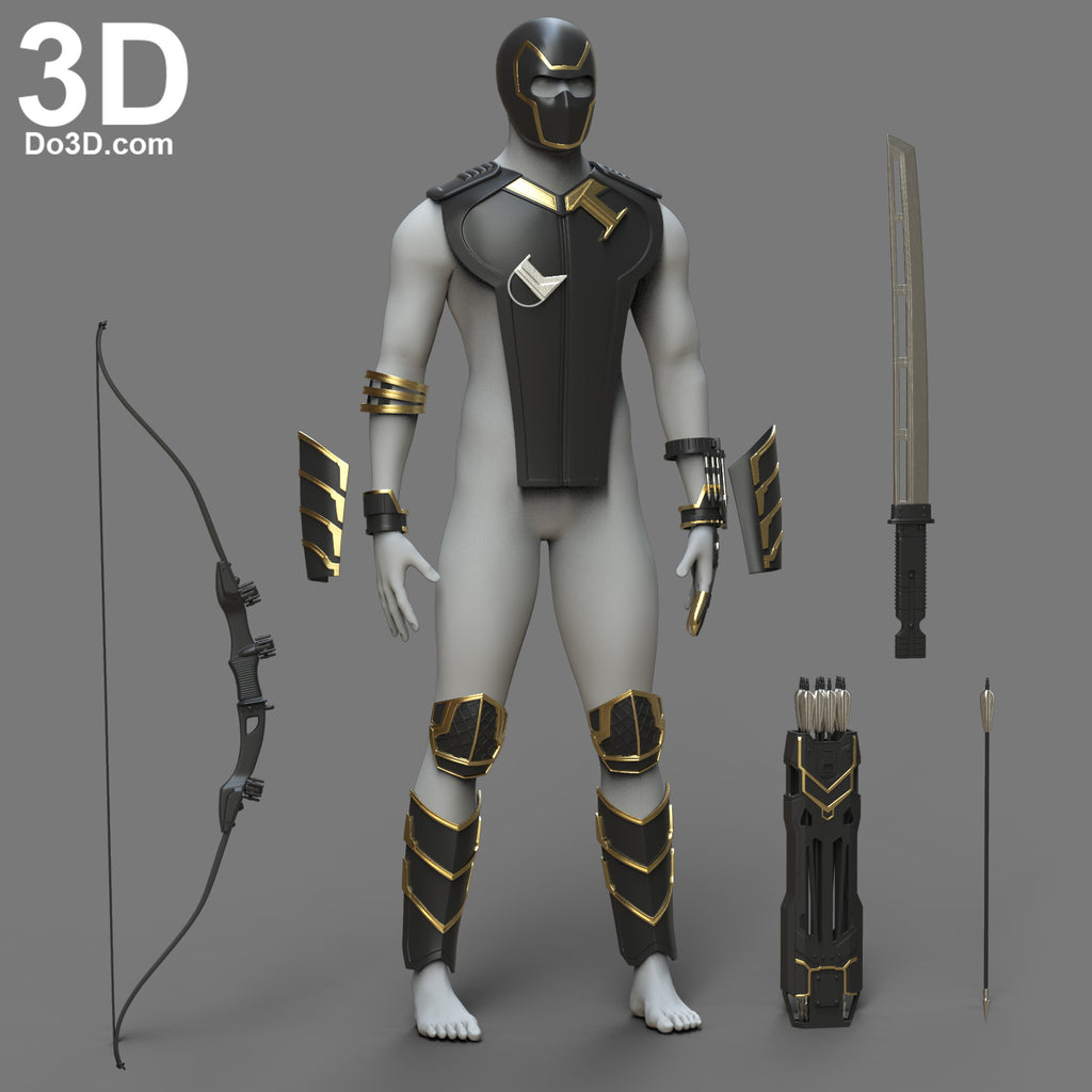 Hawkeye Avengers Endgame Ronin Armor Set | 3D Printable Model #6209