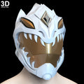 Legend of White Dragon Helmet Power Rangers LOTWD 3D Printable Model STL #WD31