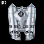 The Rocketeer Rocket Cirrus X-3 Jet Pack and Helmet | 3D Printable Model #4947