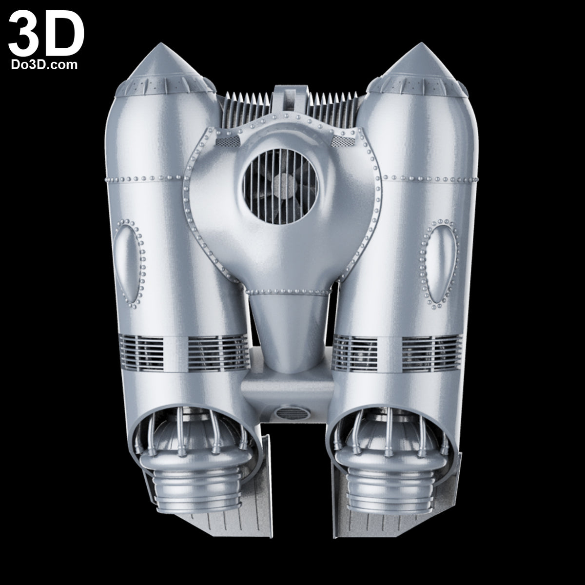 The Rocketeer Rocket Cirrus X-3 Jet Pack and Helmet | 3D Printable Model #4947
