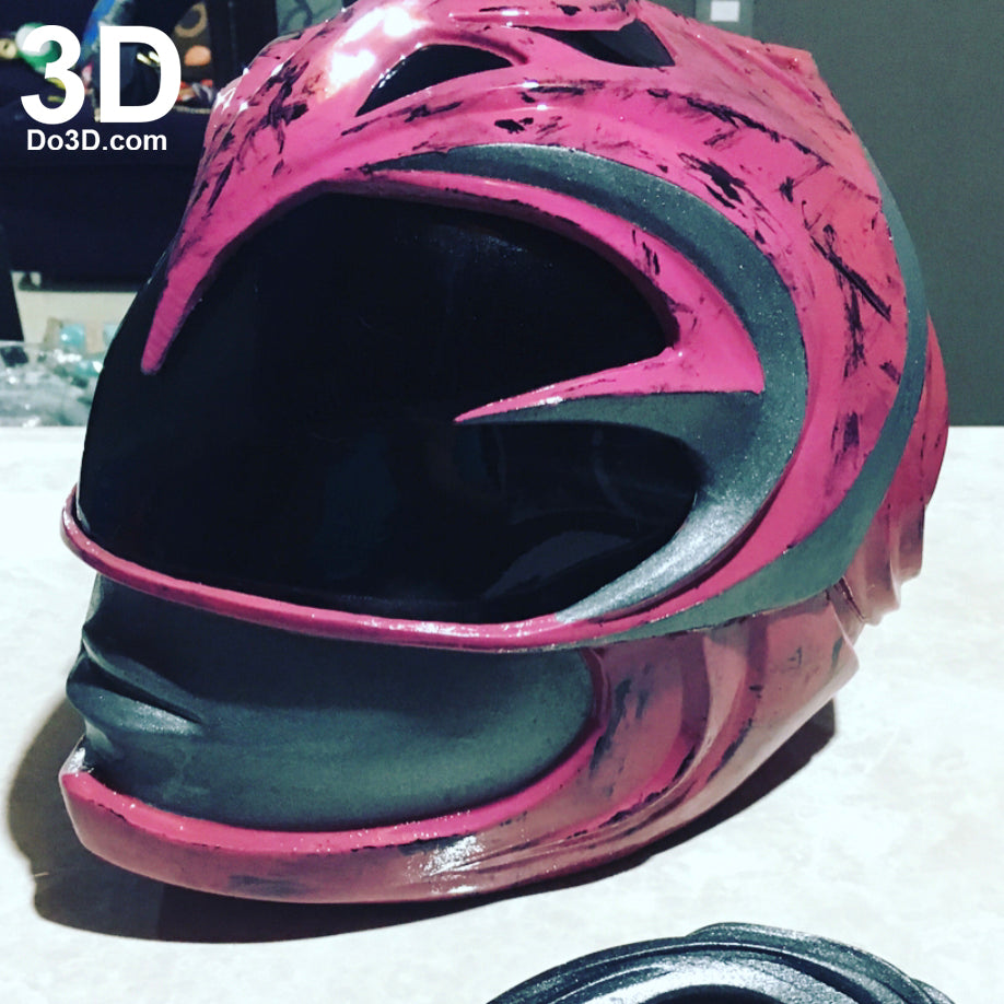 The Pink Ranger Helmet from New Power Rangers 2017 | 3D Model Project #1693