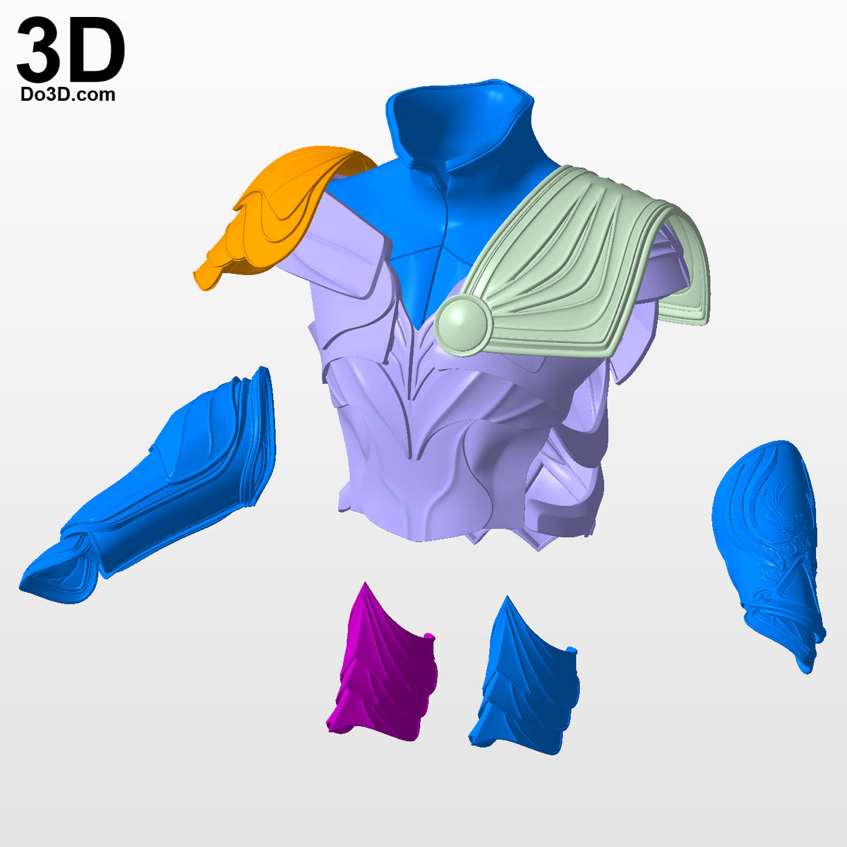 Assassin's Creed Ezio Armor Type 1 | 3D Printable Model #F111