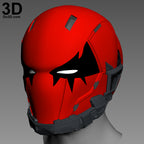 Red Hood Joker Variant Helmet Cowl | 3D Model Project #N02