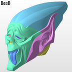 Green Goblin Wazzup OG Helmet (Swappable) | 3D Printable Model STL Face #GGO9