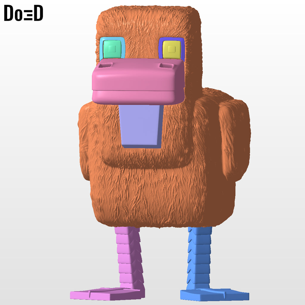 Chicken Minecraft Movie | 3D Printable Model STL File #CM91