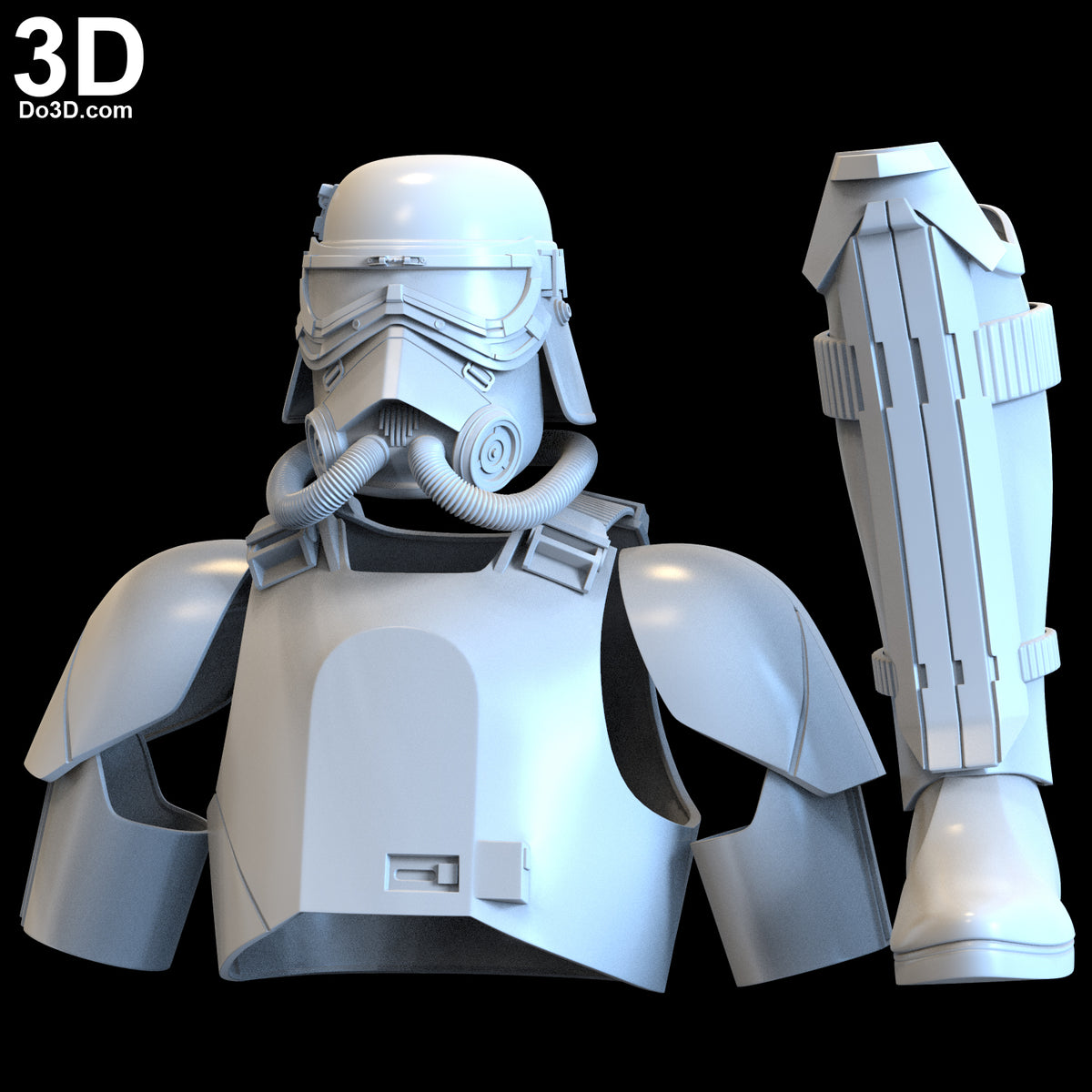 MudTrooper Swamp Mud Trooper Helmet + Armor | 3D Printable Model #4921
