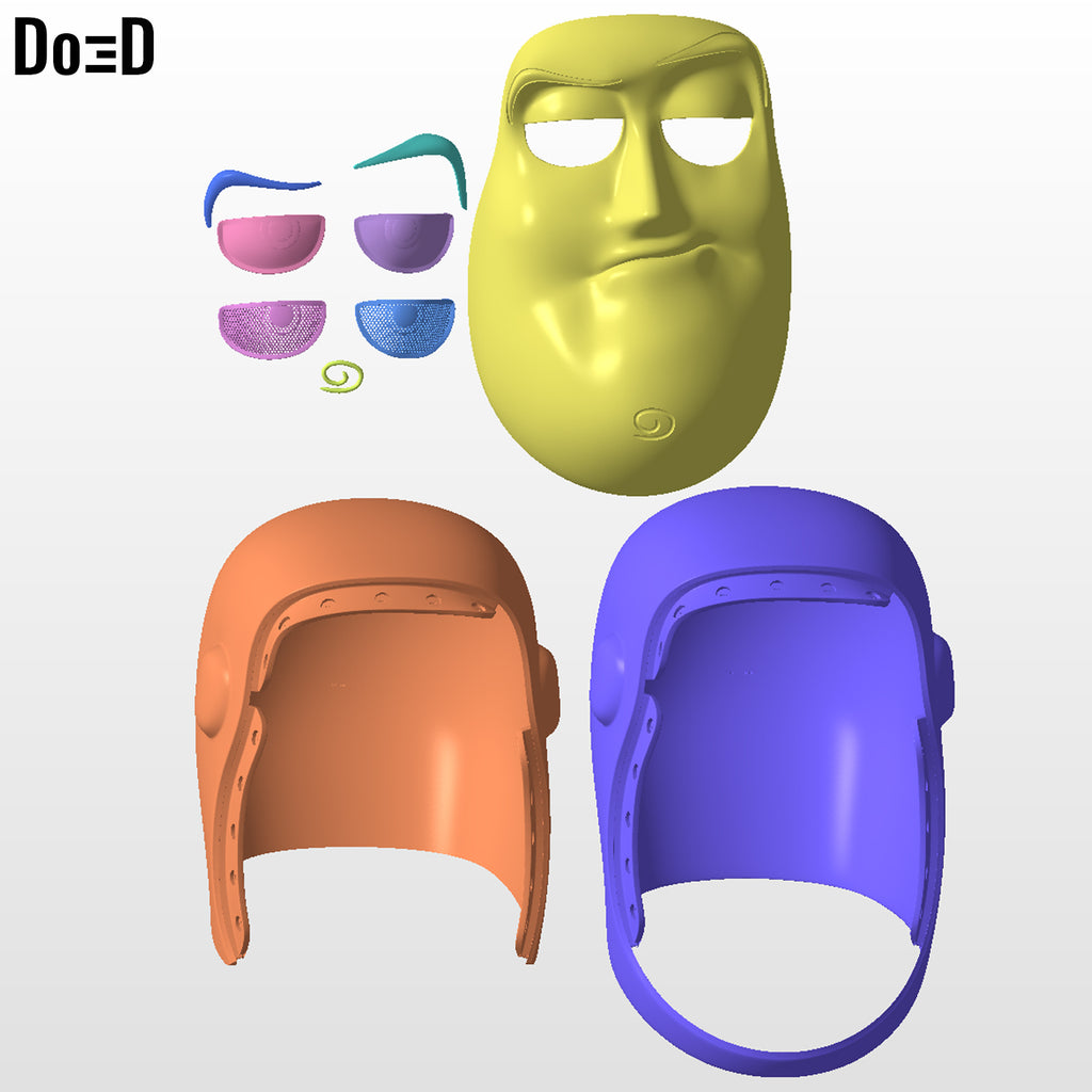 Bundle Buzz Lightyear Toy Story Helmet | 3D Printable Model #BLB26